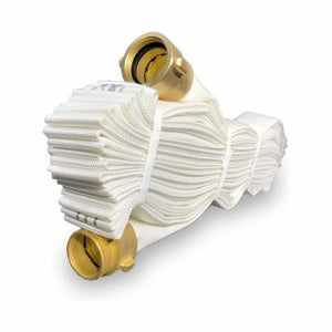 Standpipe Paragon Single Jacket Standpipe Rack and Reel Sprinkler Fire Hose w/Brass NPSH/NST Coupling Adapter - Ready to be Clipped in 1 1/2" x 75' (Nozzle Included) image 0