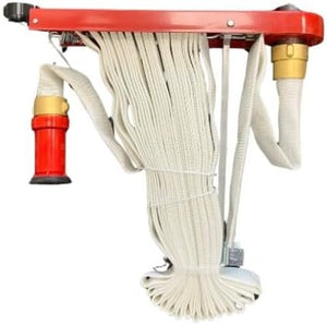 Standpipe Assembled Paragon 75ft Fire Hose & Rack Ready to be applied on Fire Sprinkler System - Nozzle Included image 0